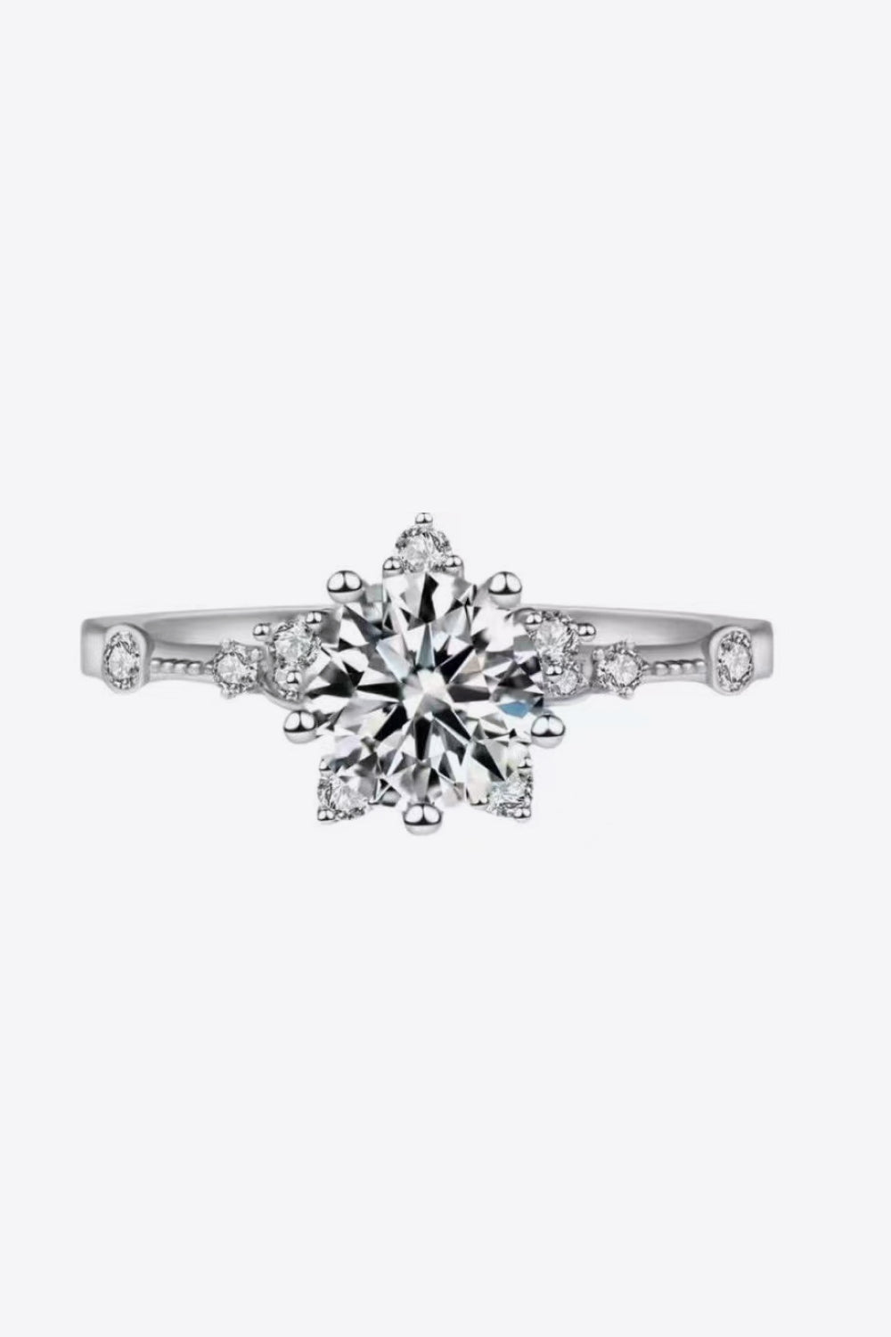 1 Carat Moissanite 6-Prong Ring | Farah Naz New York