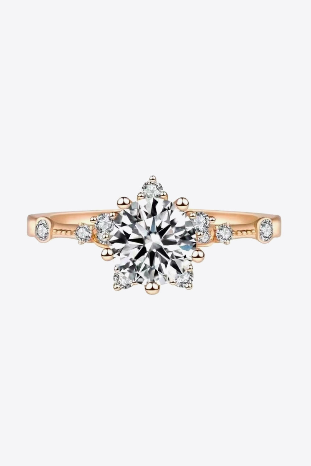 1 Carat Moissanite 6-Prong Ring | Farah Naz New York