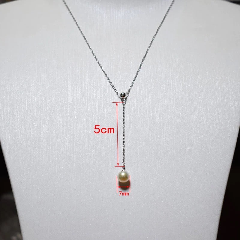 Freshwater Pearl Drop Pendant Necklace For Women | Farah Naz New York