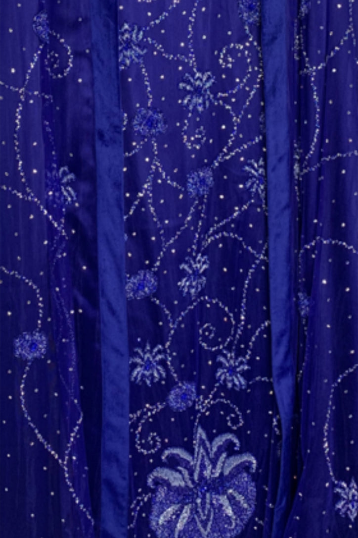 Shawl Fitted Gown | Farah Naz New York