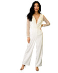 Embroidered Lace Jumpsuit