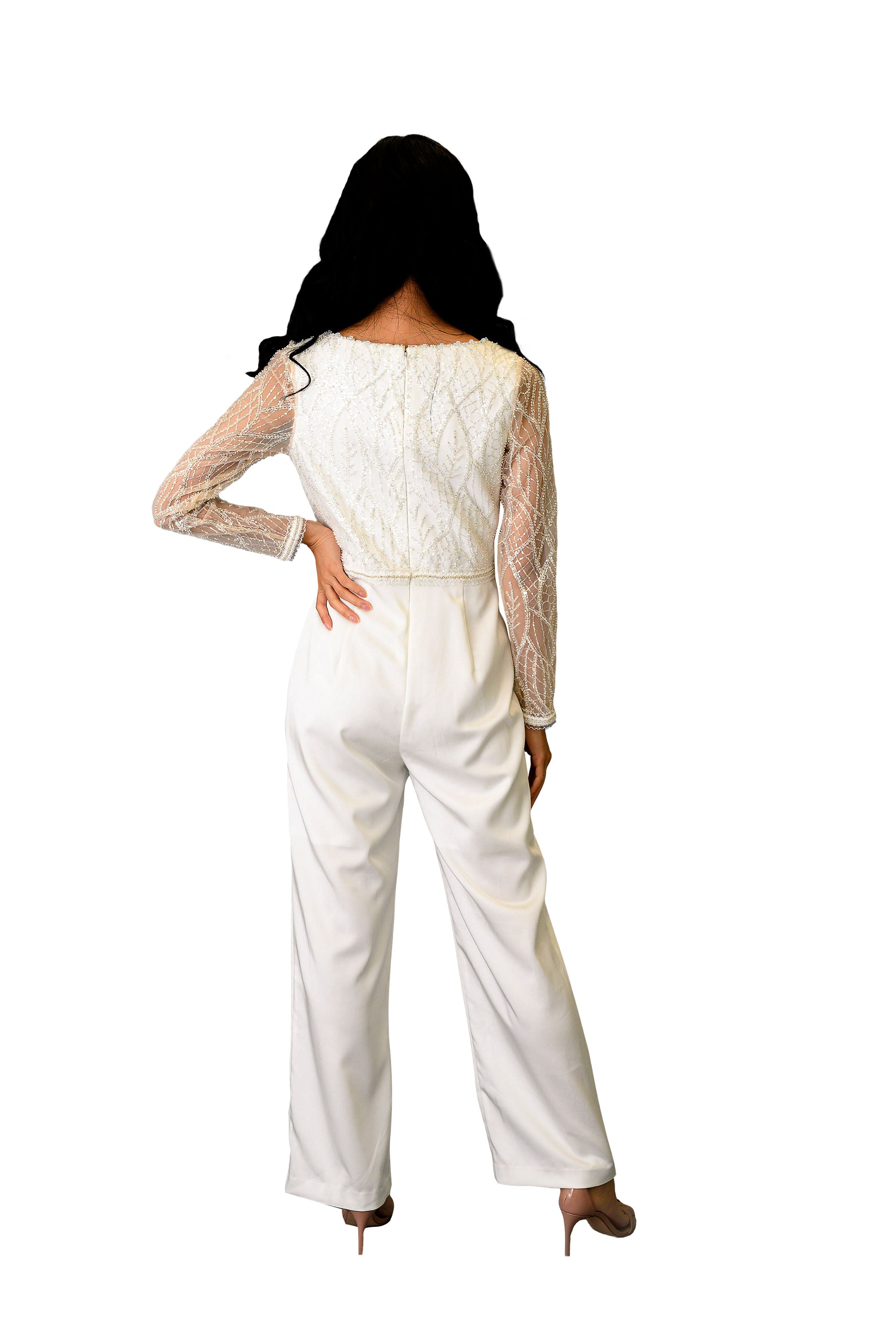 Embroidered Lace Jumpsuit