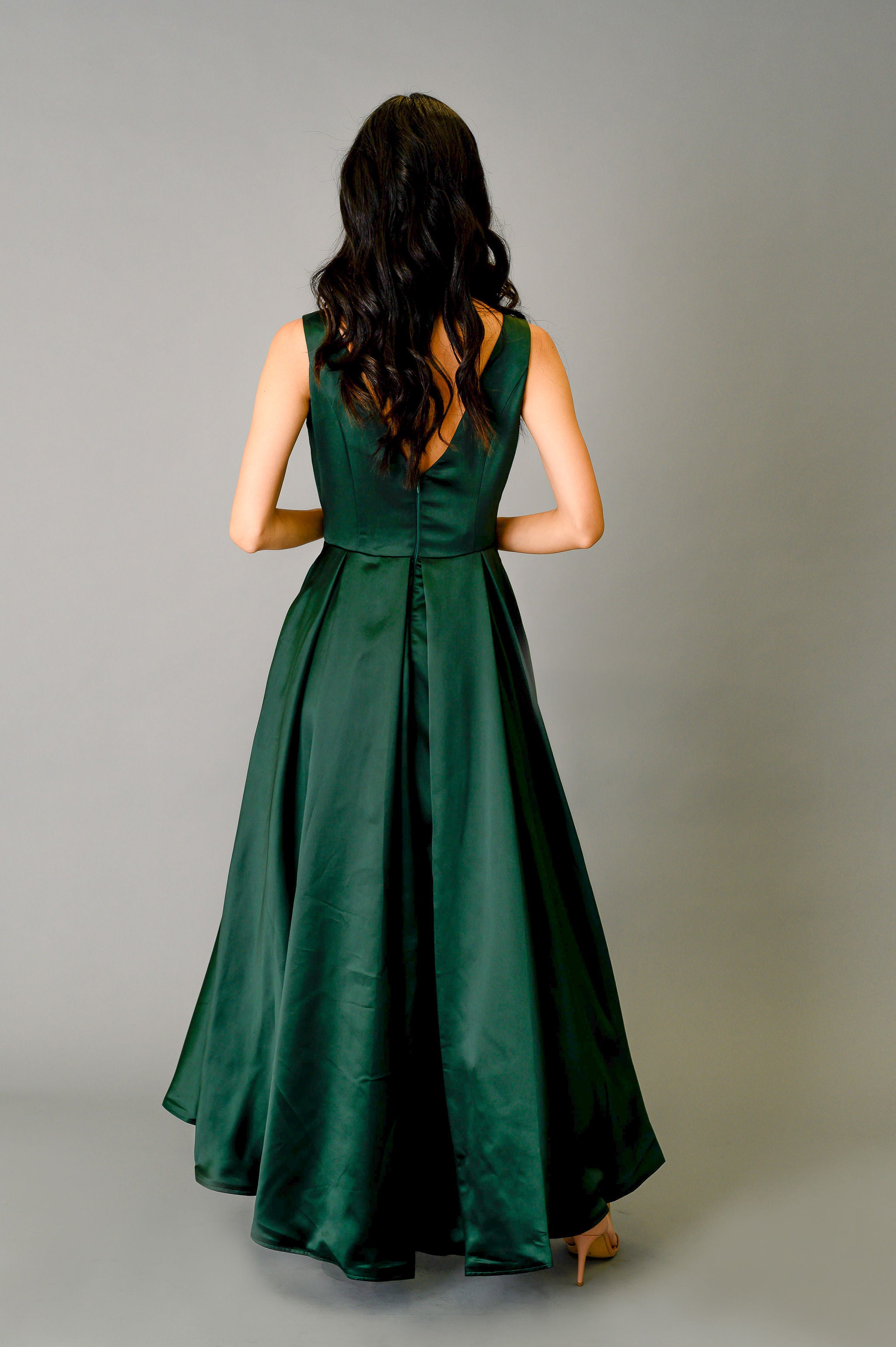 Jovani 23010 Long Prom Dress Fully Embellished Fit And Flare V-Neck Lo –  Glass Slipper Formals