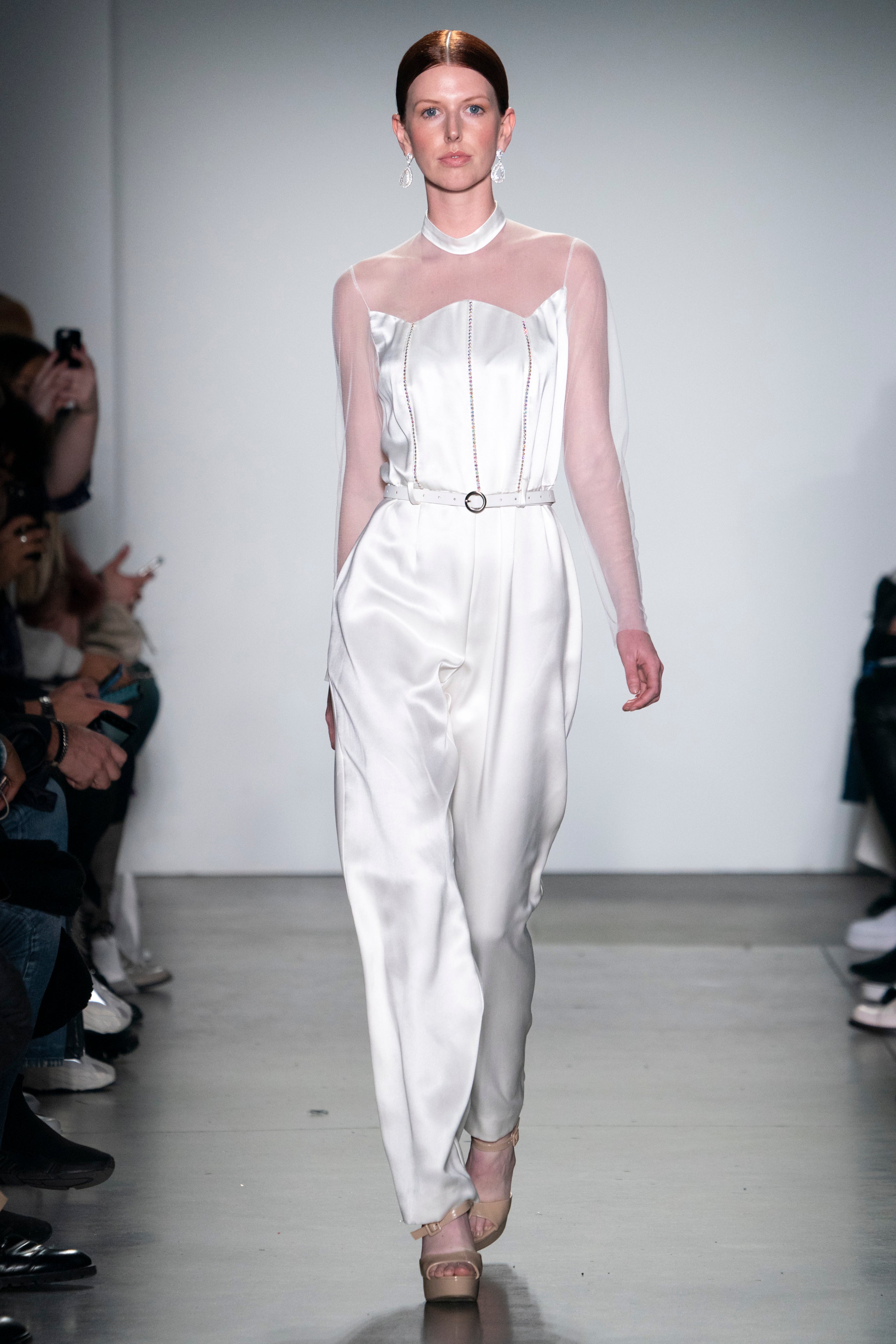 Ready-to-Wear Double Silk Jump Suit