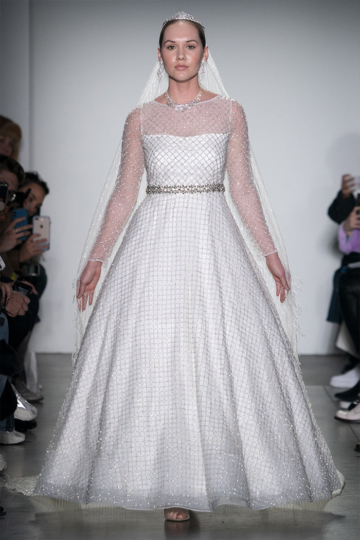 crystal design wedding dresses Crystal Bridal Gown Sparkling Wedding Dress